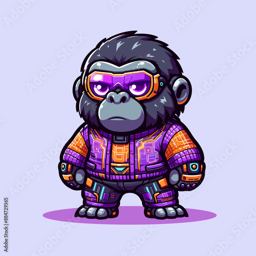 Characterized AI_Gorilla Chibi 2