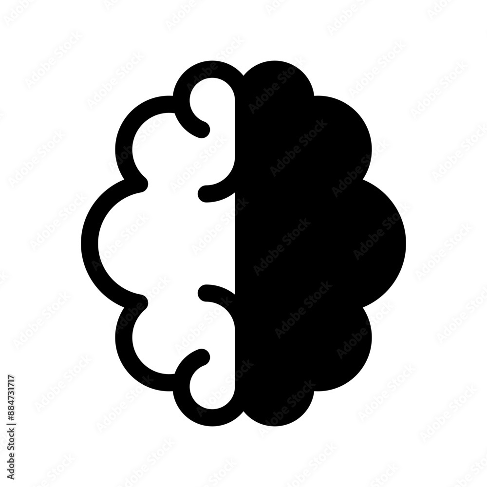 Brain Icon Vector Symbol Design Illustration Brain Icon Vector Symbol Design Illustration