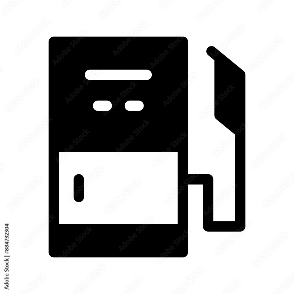 Fototapeta premium Gas Pump Icon Vector Symbol Design Illustration
