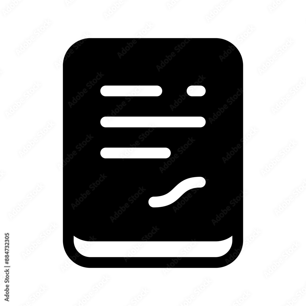 Document Signed Icon Vector Symbol Design Illustration Document Signed Icon Vector Symbol Design Illustration