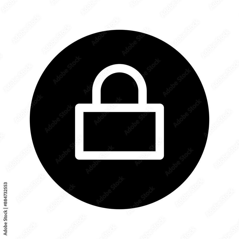 Lock Icon Vector Symbol Design Illustration Lock Icon Vector Symbol Design Illustration