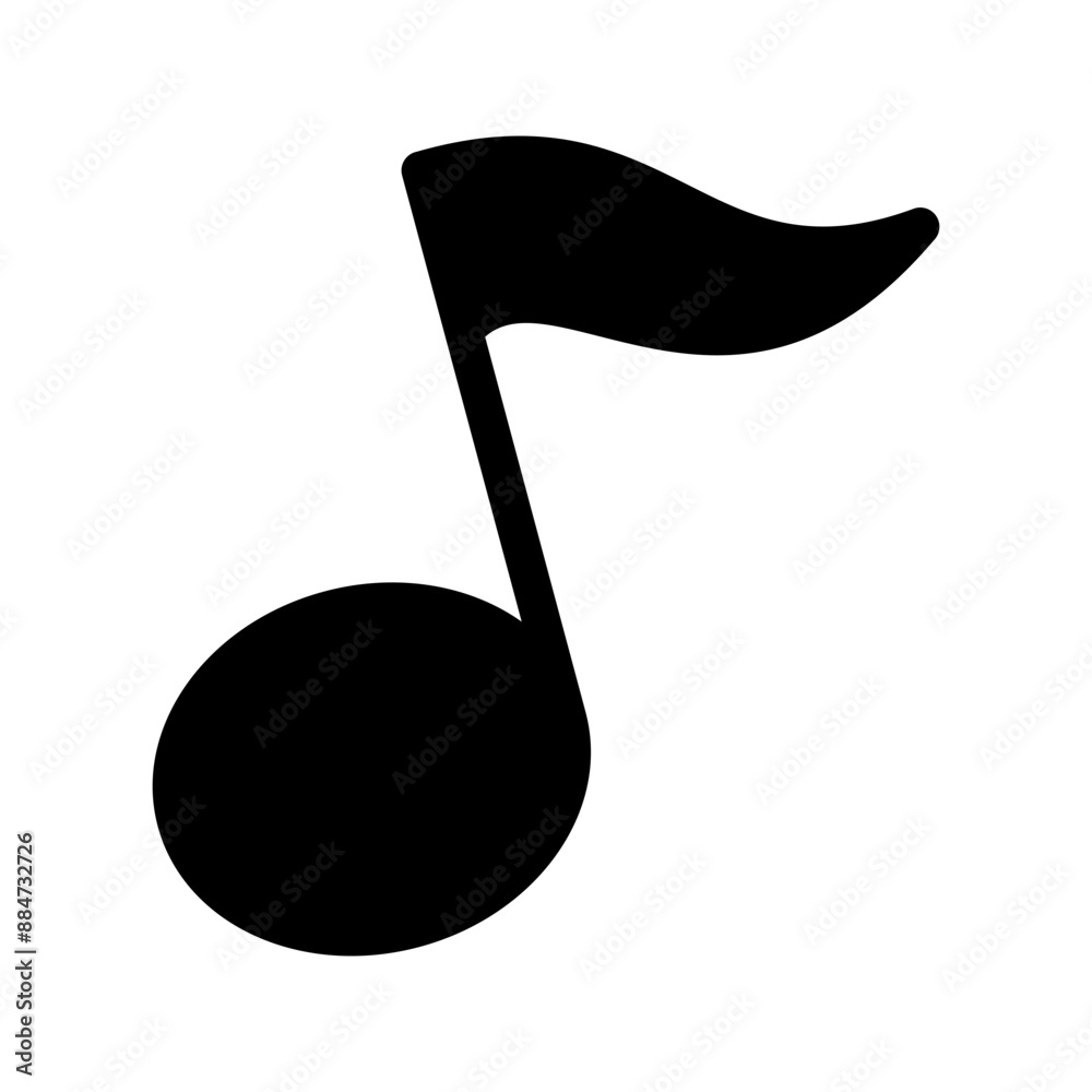 Music Note Icon Vector Symbol Design Illustration Music Note Icon Vector Symbol Design Illustration