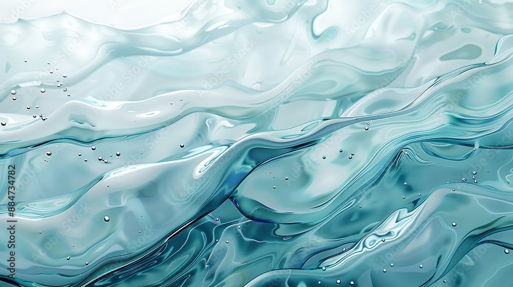 Abstract rain with fluid shapes and a calming color palette, evoking a sense of movement and tranquility Abstract rain with fluid shapes and a calming color palette, evoking a sense of movement and tranquility