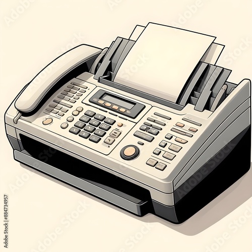 a fax machine,fax