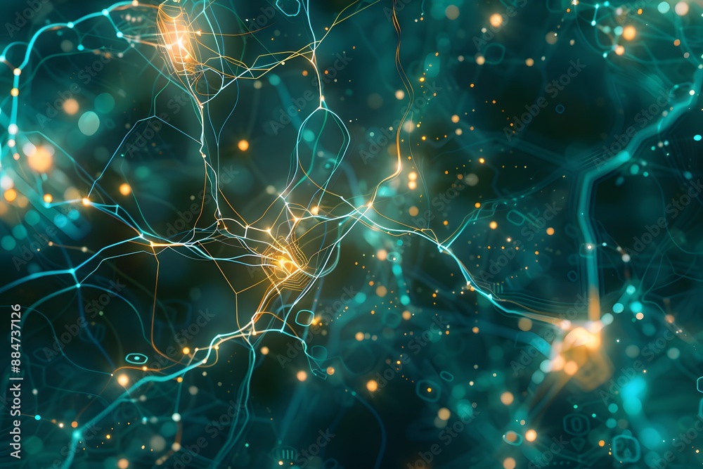 abstract background with space background