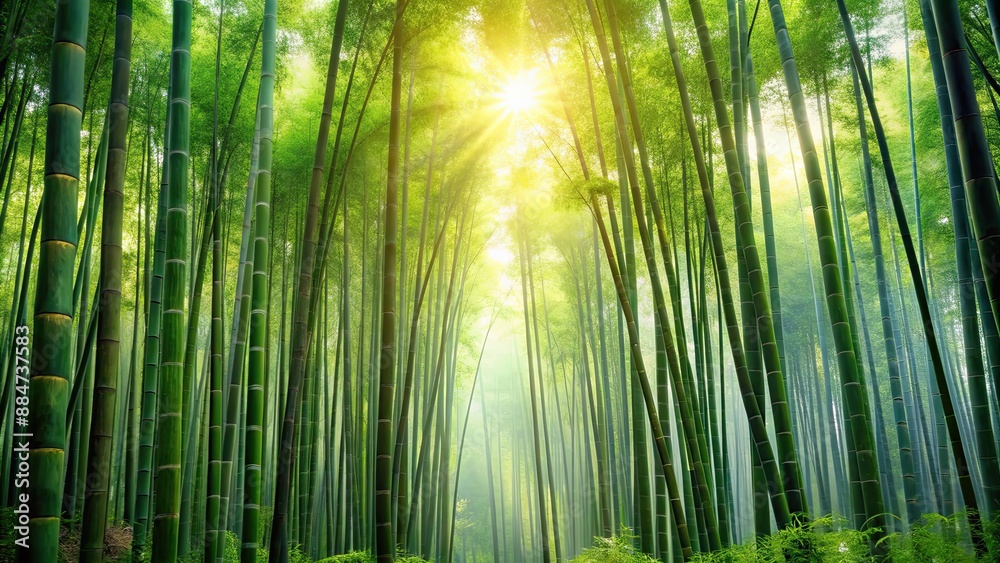 Bamboo forest background with lush green trees and peaceful atmosphere, bamboo, forest, background, nature, green Bamboo forest background with lush green trees and peaceful atmosphere, bamboo, forest, background, nature, green