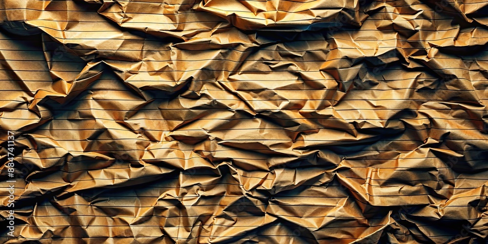 Texture of crumpled notepaper with visible creases and lines, notepaper, crumpled, texture, paper, background, lines, creases Texture of crumpled notepaper with visible creases and lines, notepaper, crumpled, texture, paper, background, lines, creases