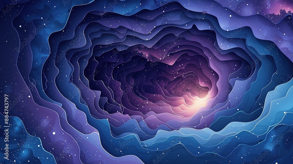 Obraz premium abstract blue background