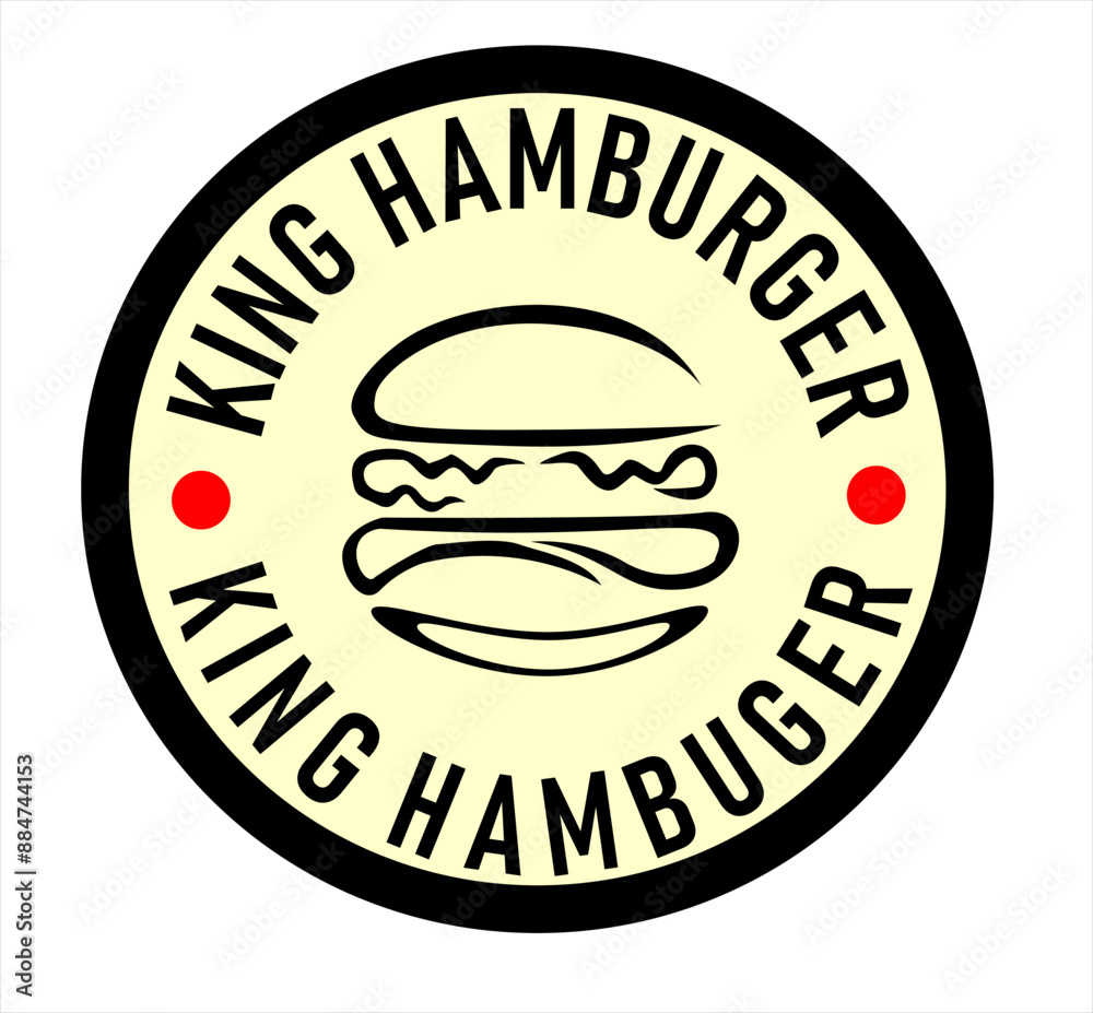 burger logo design template, flat modern minimal design illustration, monogram burger logo design template, flat modern minimal design illustration, monogram
