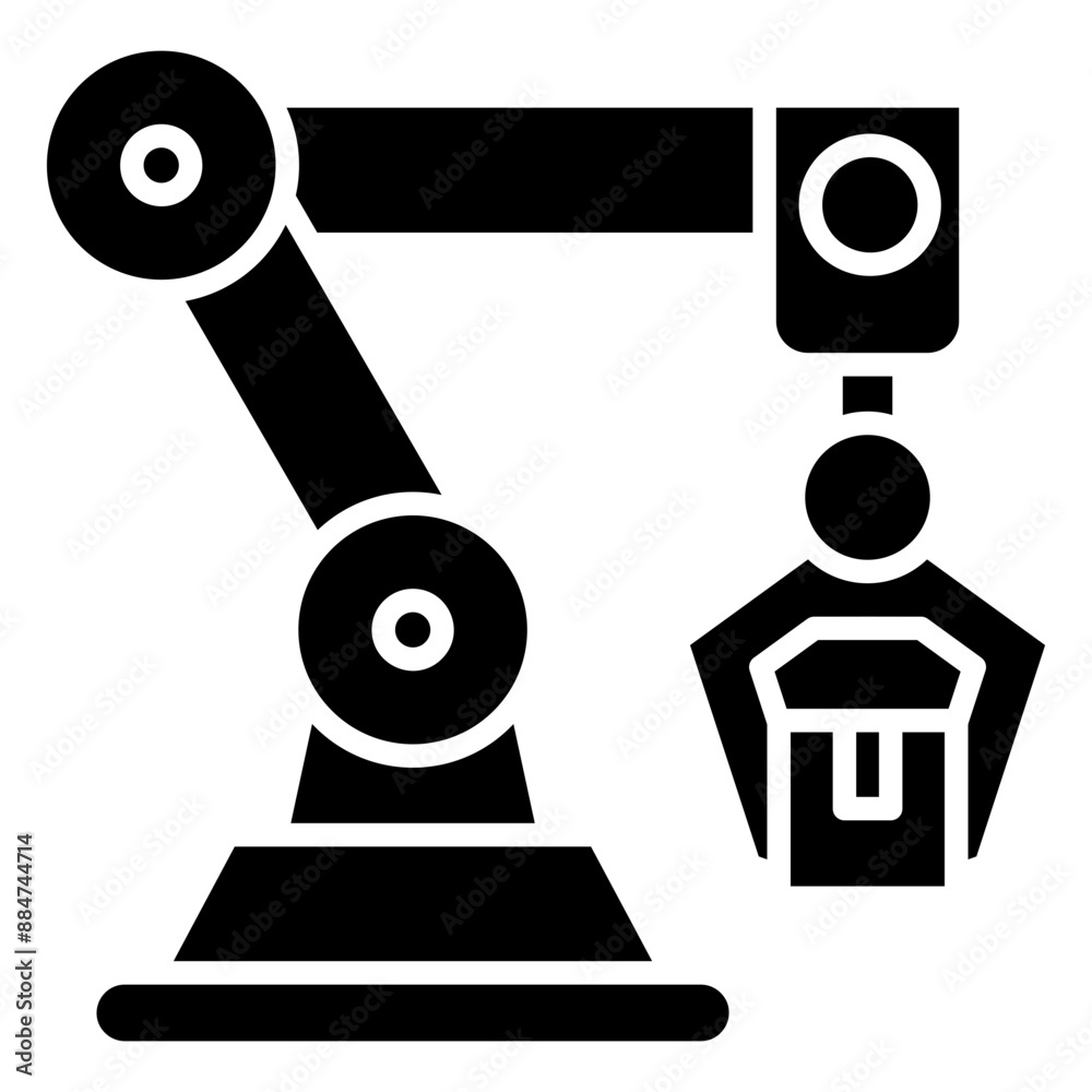 Robotic Arm Icon Robotic Arm Icon