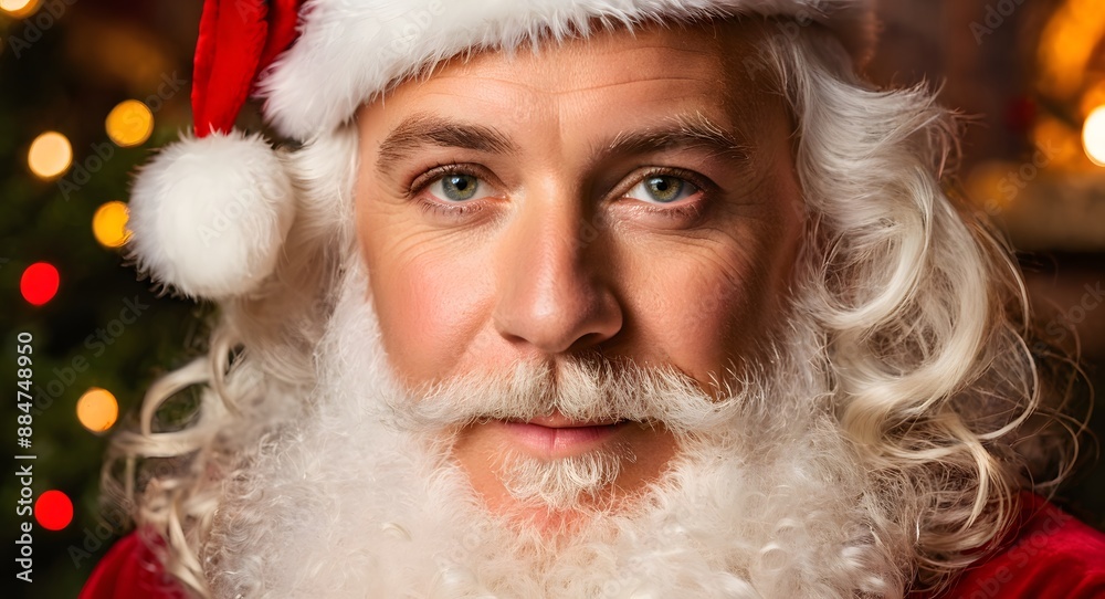 Portrait of Santa during Christmas. Portrait of Santa during Christmas.