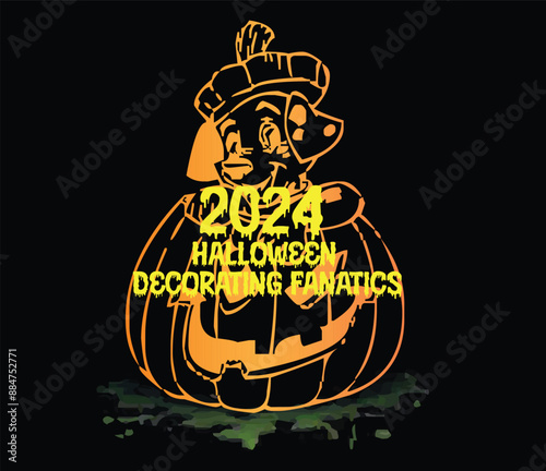 Halloween Decorating Fanatics 2024 Vector
