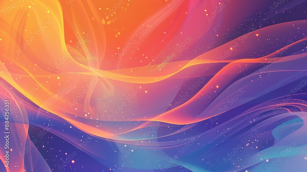 Celestial Canvas: An Abstract Nebula's Tranquility Celestial Canvas: An Abstract Nebula's Tranquility