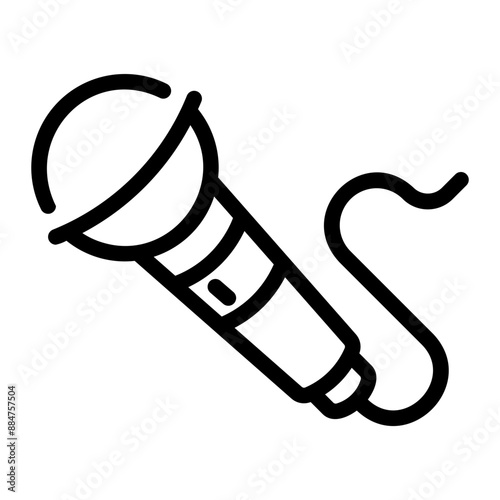 microphone Line Icon