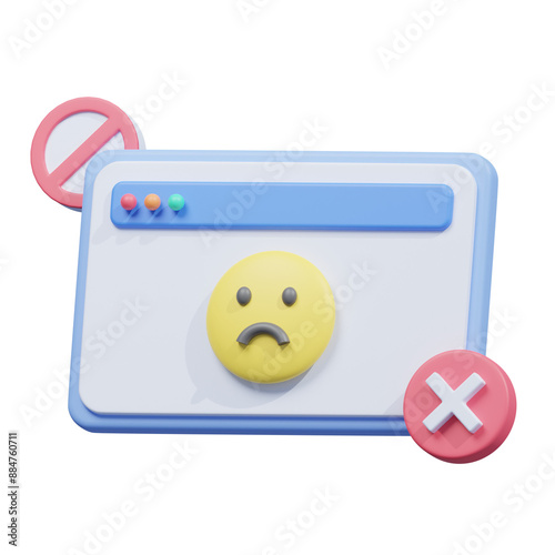 white blue no content general 3d illustration