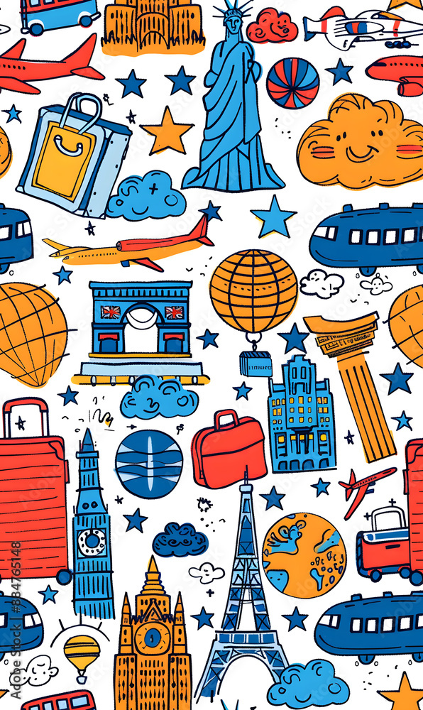 cartoon 2d illustrator doodle pattern, cute pattern in graphic seamless pattern cartoon 2d illustrator doodle pattern, cute pattern in graphic seamless pattern