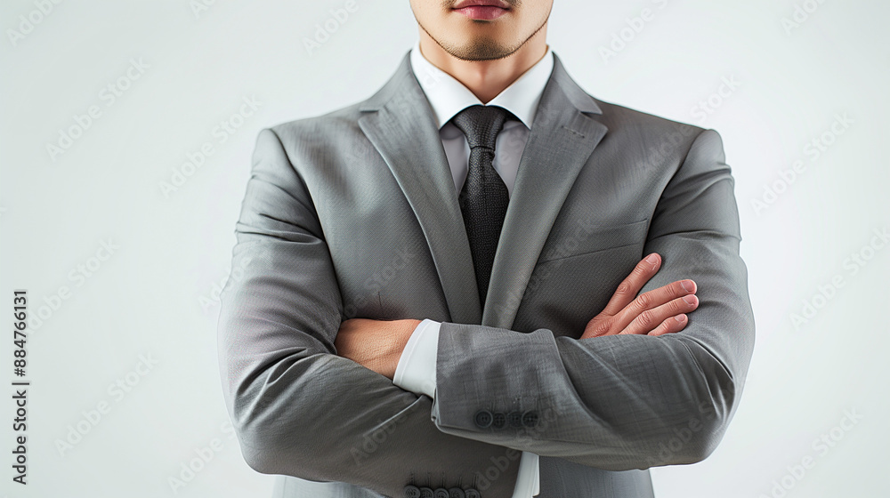 Confident rich eastern indian business man executive standing in modern big city looking and dreaming of future business success, thinking of new goals, business vision and leadership concept.