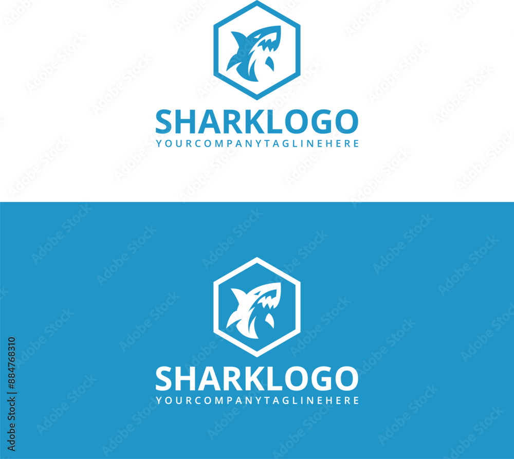 Shark Logo Design Template creative and modern Shark Logo Design Template creative and modern