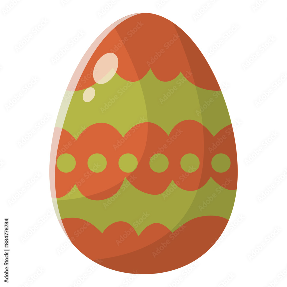 Cute Cartoon Easter Eggs Illustration. Isolated on White Background Cute Cartoon Easter Eggs Illustration. Isolated on White Background