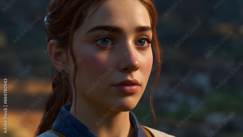 The glimmer of realization on a character's face in a moment of clarity ai_generated