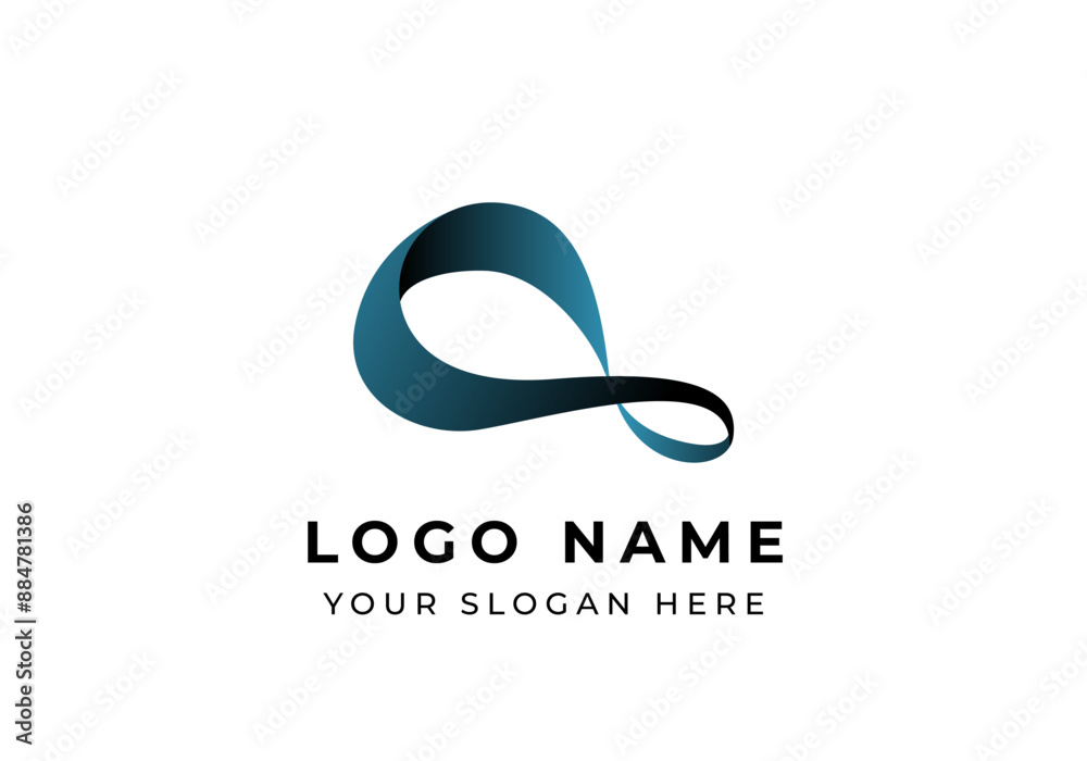 Logo Abstract Infinite or unlimited. Futuristic modern and simple Logo identity. Editable file Logo Abstract Infinite or unlimited. Futuristic modern and simple Logo identity. Editable file
