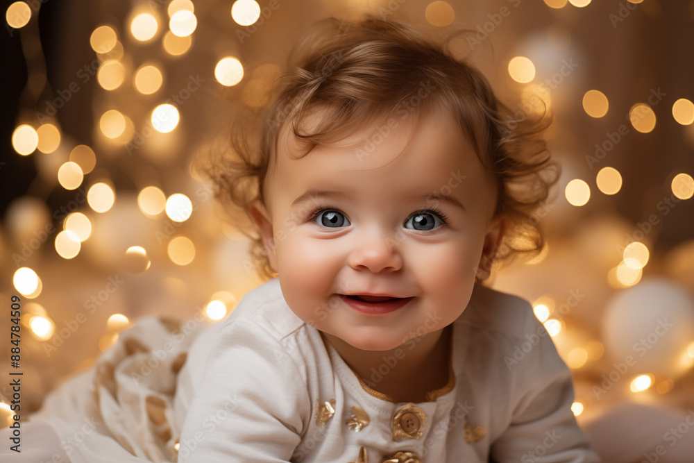 happy baby over christmas lights happy baby over christmas lights