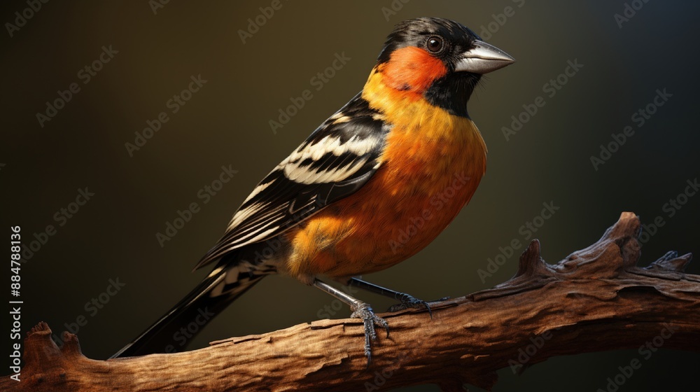black-headed grosbeak (Pheucticus melanocephalus) . black-headed grosbeak (Pheucticus melanocephalus) .