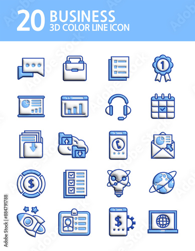 3D, Company, Office Worker, Business, dlqcp, Work, working, Pass, Icon, 3d, E-Mail