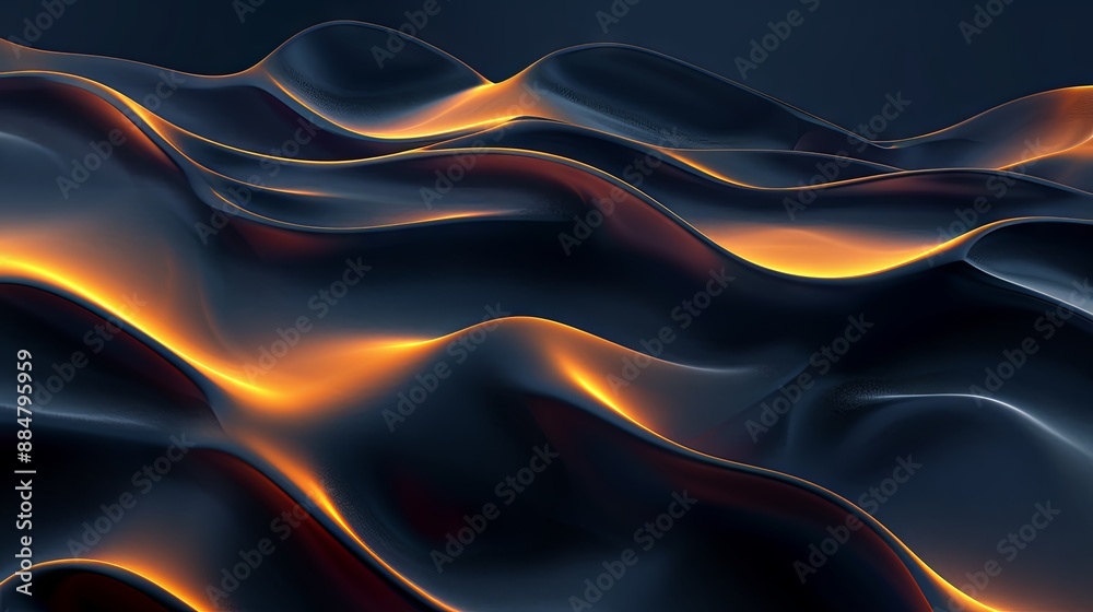 Dark navy blue abstract wave line Dark navy blue abstract wave line