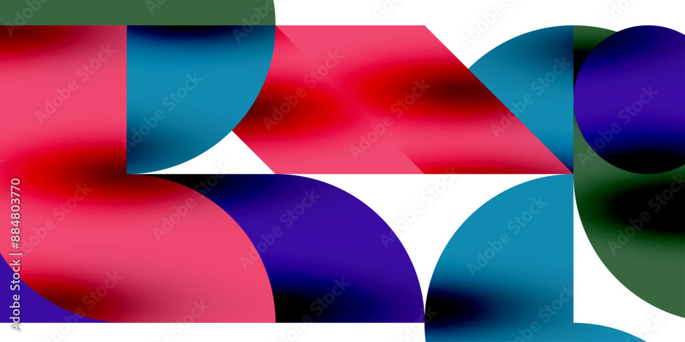 Tech minimal circular shapes geometric art. Vector modern circles Tech minimal circular shapes geometric art. Vector modern circles