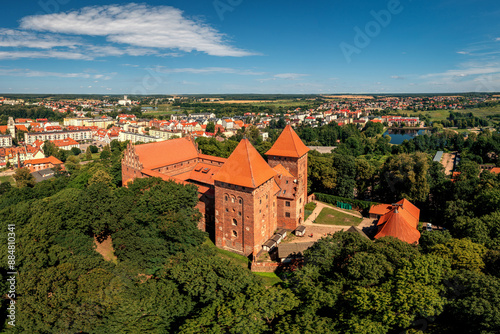 Fototapeta Naklejka Na Ścianę i Meble -  Zamek w Nidzicy-  siedziba prokuratora krzyżackiego.