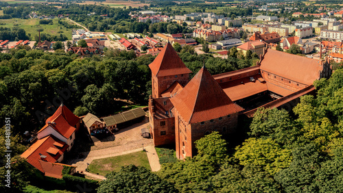 Fototapeta Naklejka Na Ścianę i Meble -  Zamek w Nidzicy-  siedziba prokuratora krzyżackiego.