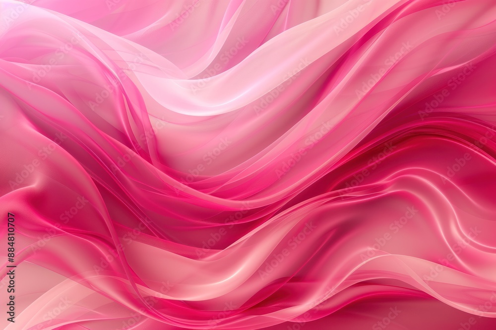 Abstract Pink and White Flowing Fabric Abstract Pink and White Flowing Fabric