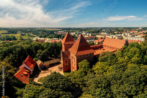Fototapeta Naklejka Na Ścianę i Meble -  Zamek w Nidzicy-  siedziba prokuratora krzyżackiego.