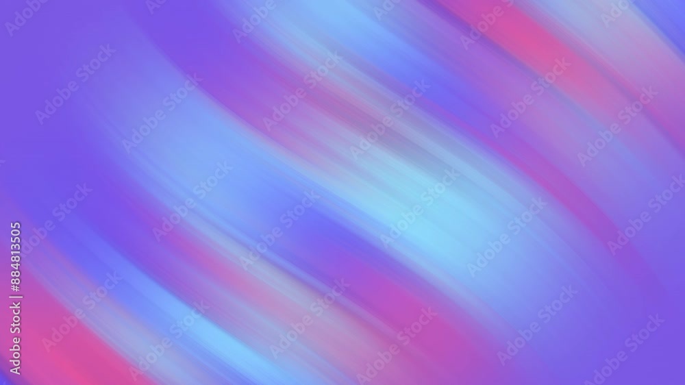 Motion blue and pink background of slightly wavy, colorful gradient lines flow diagonally at 60fps. Motion blue and pink background of slightly wavy, colorful gradient lines flow diagonally at 60fps.