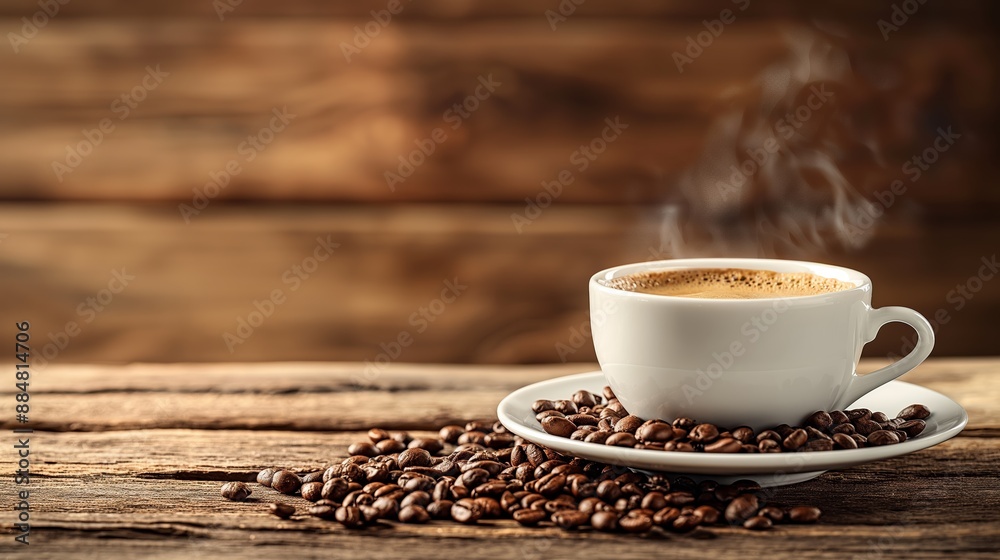 A Cup of Coffee with a View of Steam A Cup of Coffee with a View of Steam