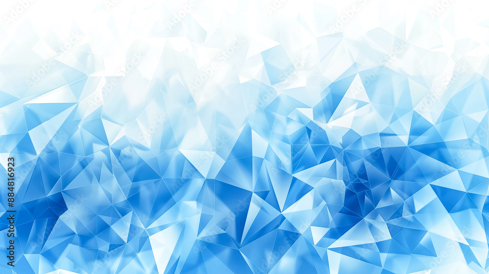 Naklejka premium Blue geometric abstract design