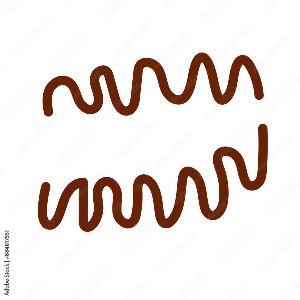 Brown neutral squiggly lines vectors Brown neutral squiggly lines vectors