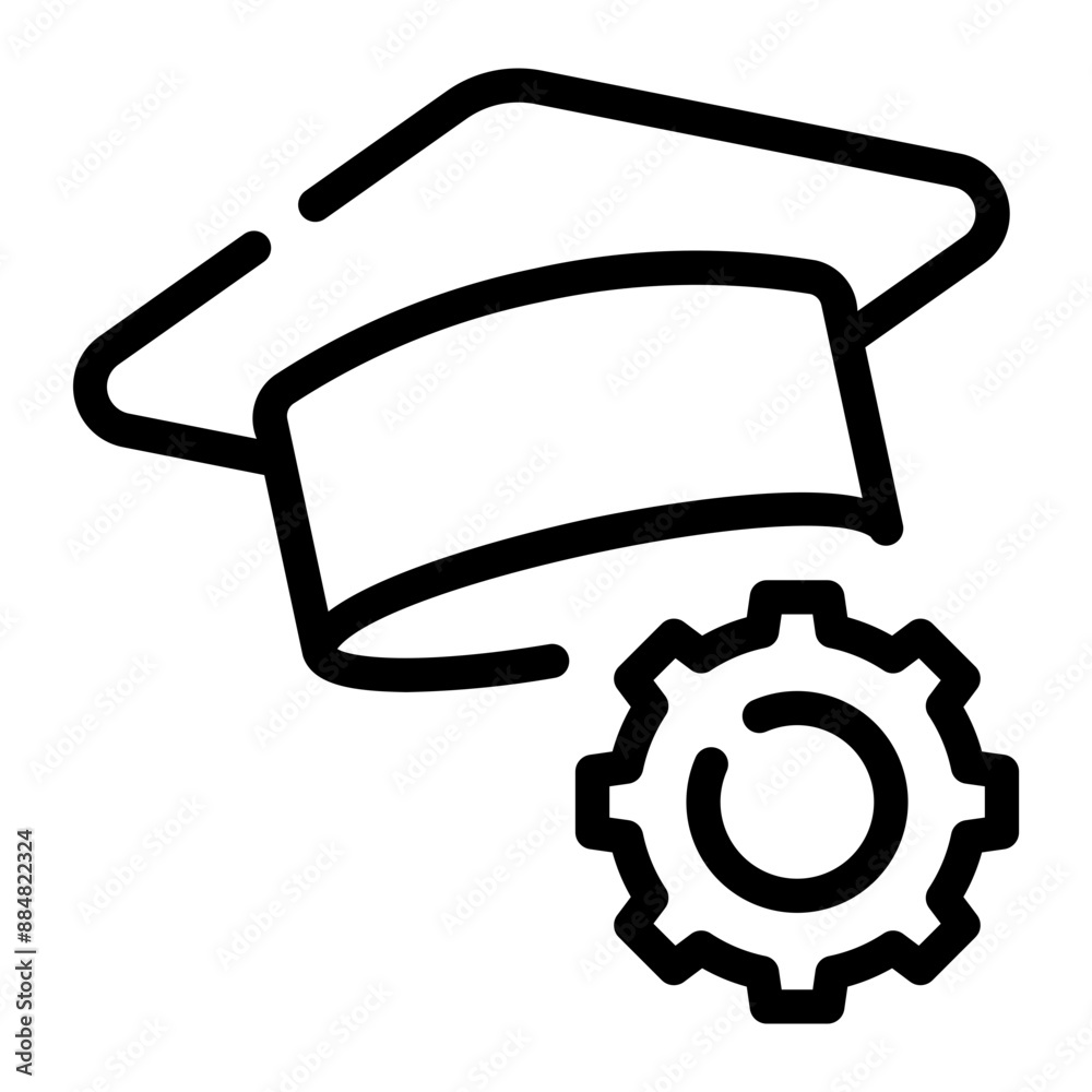 knowledge management line icon knowledge management line icon