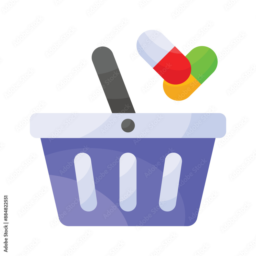Well designed icon of medicine bag, medical delivery service Well designed icon of medicine bag, medical delivery service