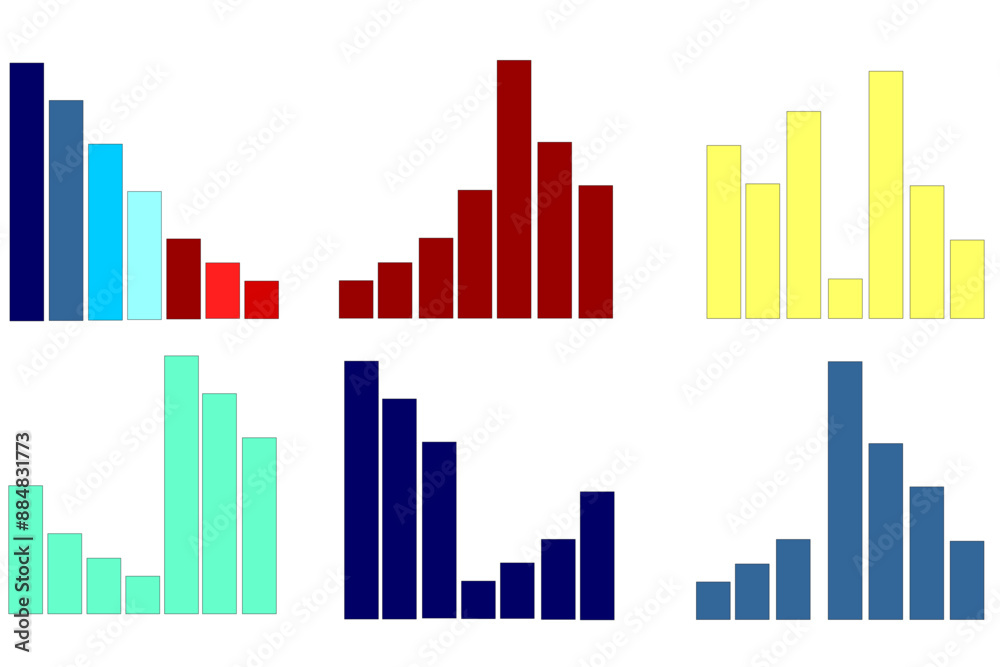 Business data graph analytics vector elements. Bar pie charts diagrams and graphs flat icon. Infographics data analytics design elements isolated on white background Business data graph analytics vector elements. Bar pie charts diagrams and graphs flat icon. Infographics data analytics design elements isolated on white background