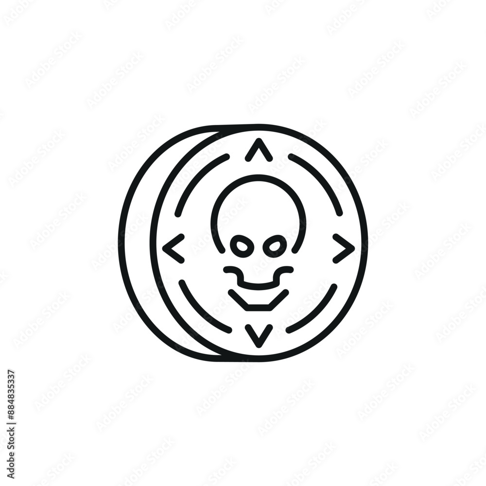 Fototapeta premium Black Mark icon. Simple black mark icon for social media, app, and web design. Vector illustration.