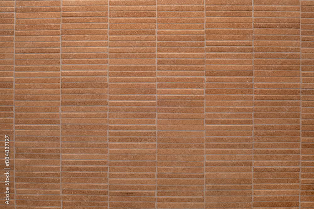 Burnt orange long narrow tile wall background for a backdrop Burnt orange long narrow tile wall background for a backdrop