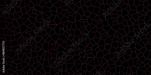 Abstract geometric mosaic broken tiles design stained seamless geometric retro pattern broken quartz crystalized polygonal diamond shape vintage vector background.