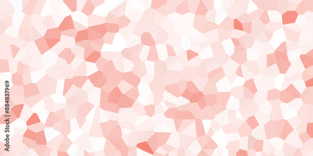 Abstract geometric mosaic broken tiles design stained seamless geometric retro pattern broken quartz crystalized polygonal diamond shape vintage vector background.