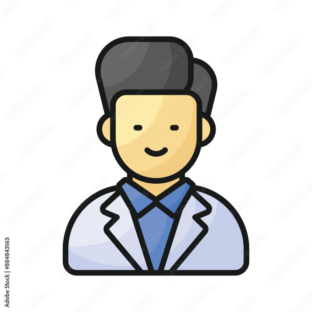 Get this amazing icon of pharmacist, ready to use vector Get this amazing icon of pharmacist, ready to use vector
