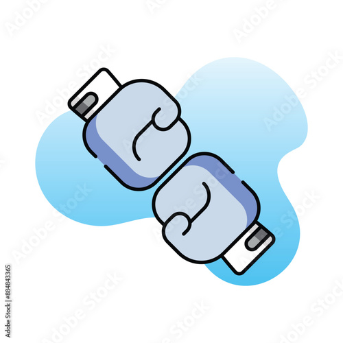 Boxing Mitt vector icon