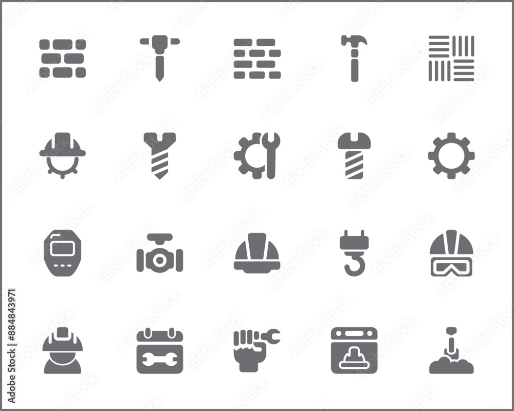 Set of Labor Day and industry Icons line style. Contains such Icons as engineer, architect, service, job, worker, factory, builder, labour, employee, helmet And Other Elements. Set of Labor Day and industry Icons line style. Contains such Icons as engineer, architect, service, job, worker, factory, builder, labour, employee, helmet And Other Elements.