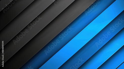 Modern black  blue  silver gradient with metallic texture and diagonal lines. Dark and techinspired for sleek background.