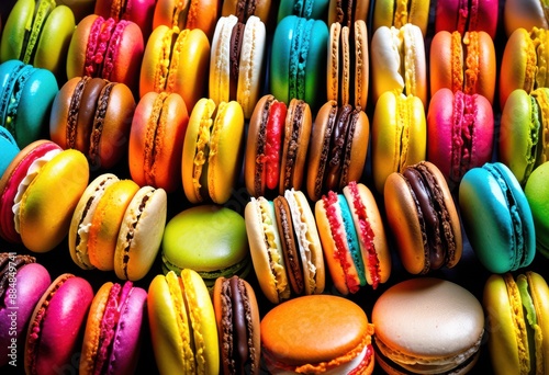 vibrant assortment french macarons colorful gift box, rainbow, lgbtq, lgbt, pride, love, equality, sweets, desserts, confectionery, pastries, treats
